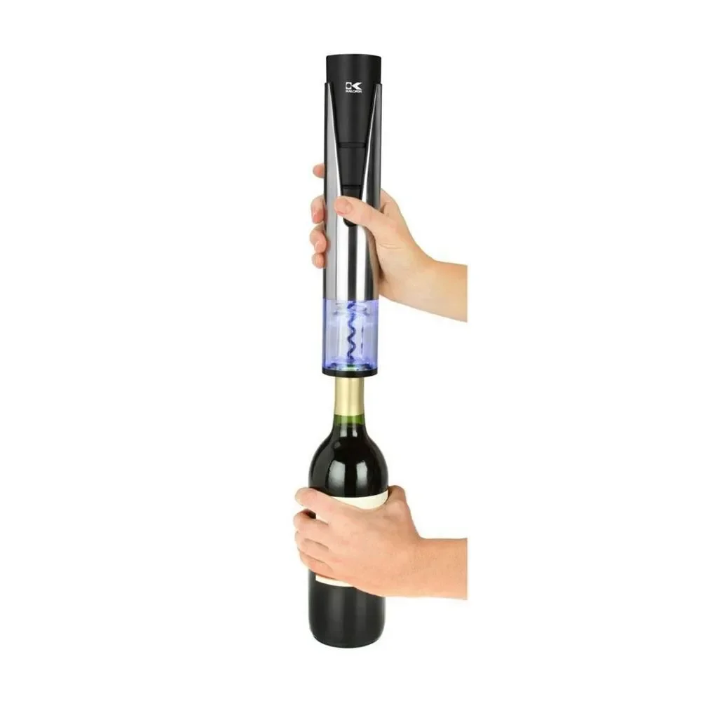 Kalorik 2-in-1 Wine Opener and Preserver - Stainless Steel -‎ New In Box
